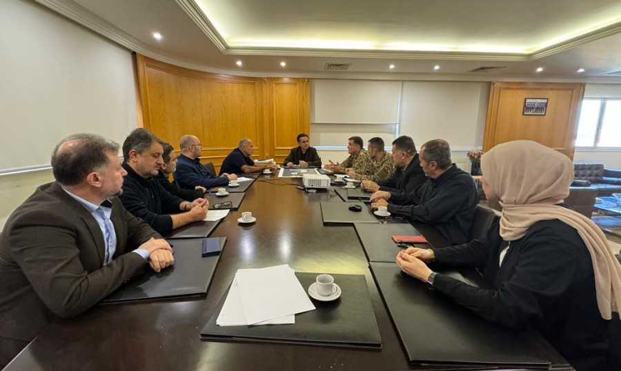حميّة يبحث خطّة الطوارئ الخاصّة بالطرق والجسور مع فوج الهندسة في الجيش