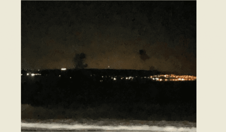 قصف ليلي جنوب