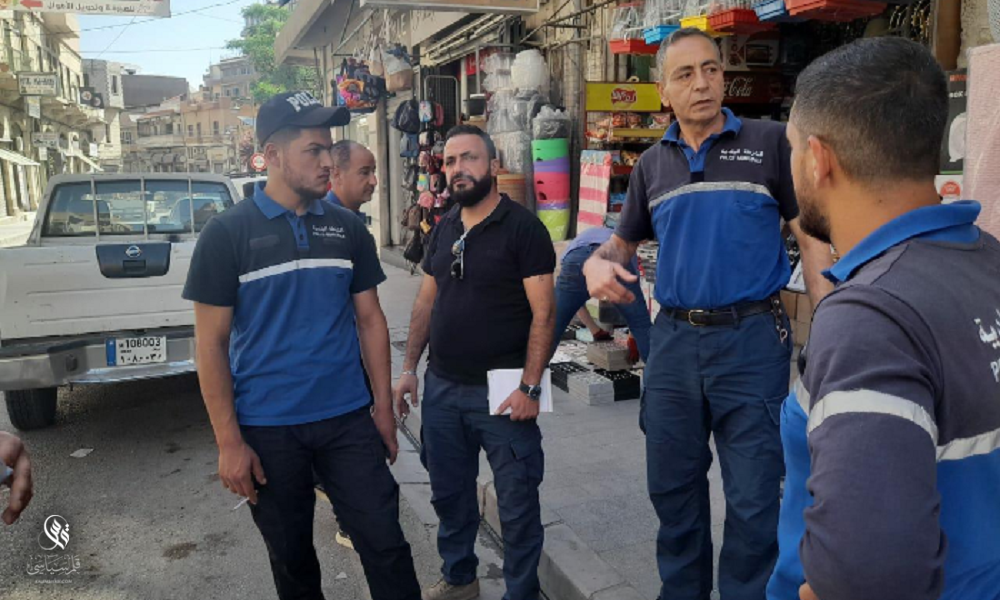 baalbeck حملة لإزالة التعدّيات عن الأرصفة في بعلبك