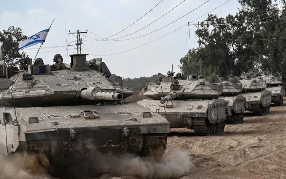 دبابات اسرائيل 7 ترفض الدور الفرنسي وتستضعف الإدارة الأميركية: إسرائيل ماضية بالحرب