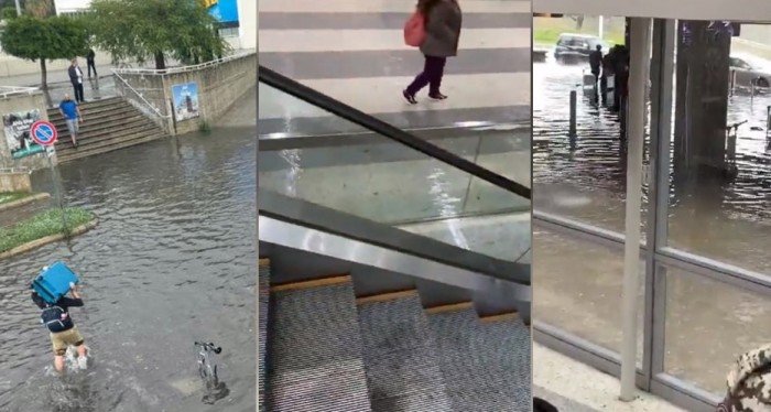 مطار بيروت مياه1