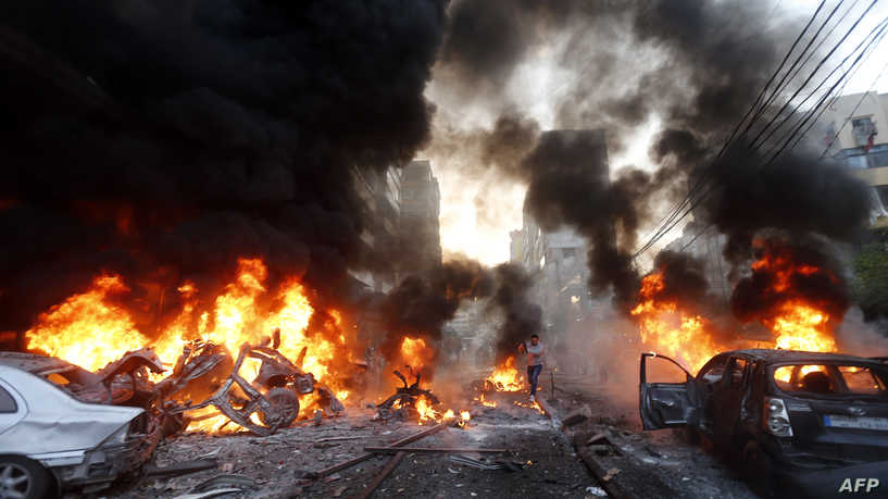 LEBANON-UNREST-BLAST خاص – عدّة معاني لاغتيال صالح العاروري في بيروت؟!