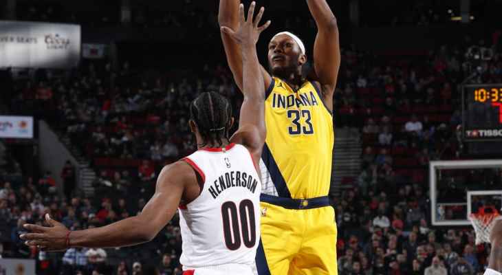 NBA: غرانت يسجل 37 نقطة ويقود تريل بليزرز للفوز على بيسرز