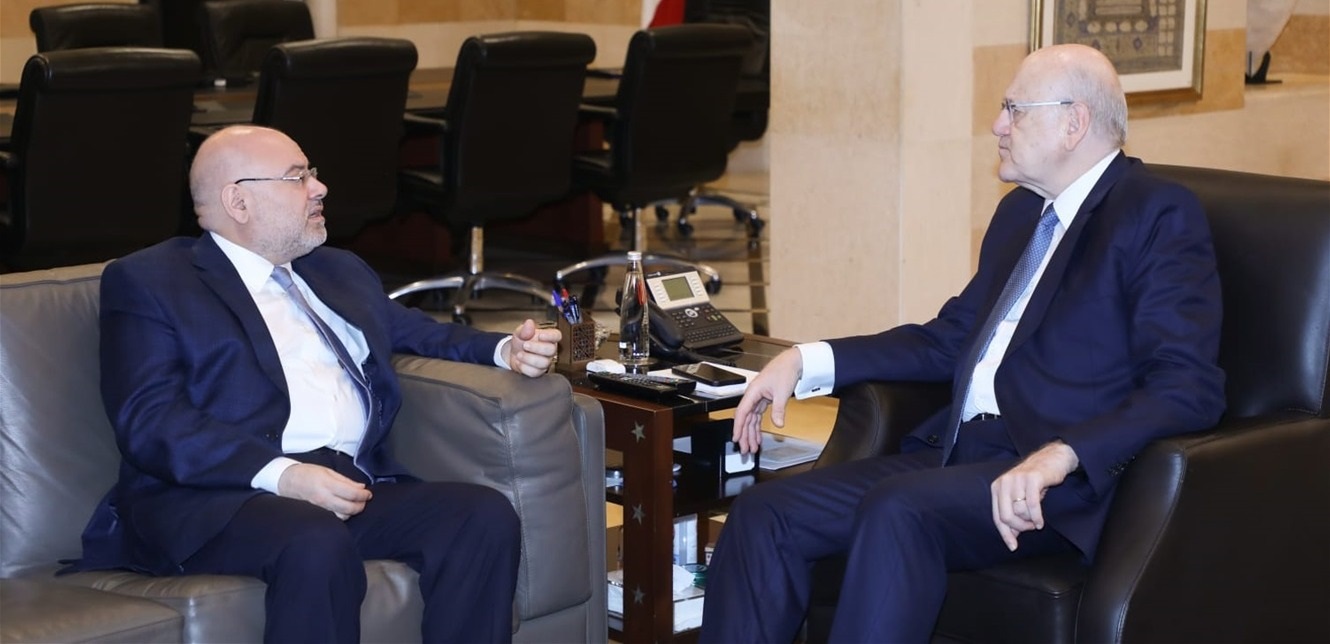 الابيض عند ميقاتي الأبيض من السراي: تأمين ألف مليار ليرة شهريّاً لتغطية أدوية الأمراض السرطانيّة والمستعصية