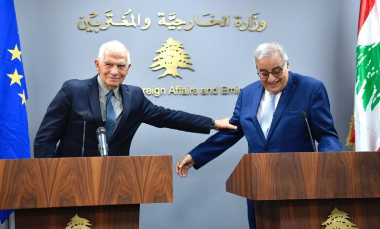 بوريل بعد لقائه بو حبيب: من الضروريّ تجنّب جرّ لبنان الى صراع إقليمي