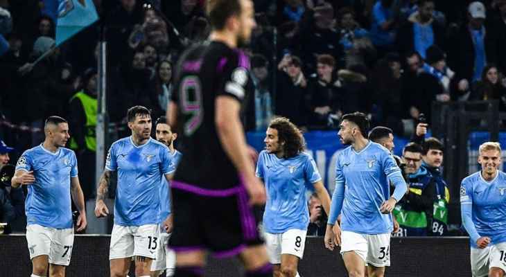 8793900_1707946833 دوري ابطال اوروبا: لاتسيو يحقق المفاجأة ويُسقط بايرن ميونيخ وتوخيل يلفظ انفاسه الاخيرة