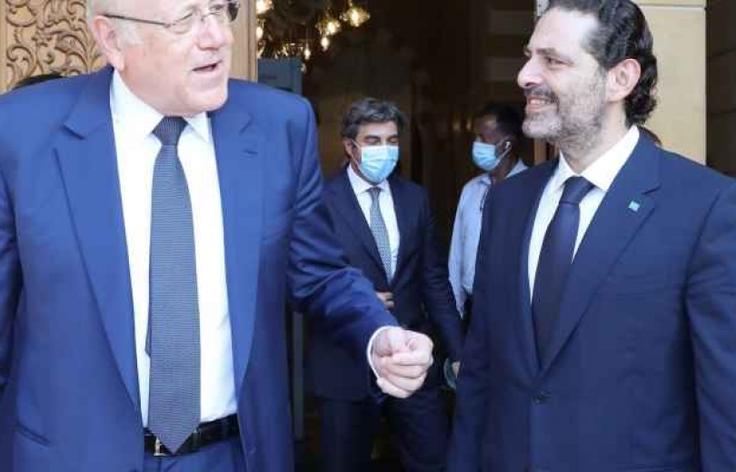 الحريري في السرايا وصول الرئيس سعد الحريري الى السرايا
