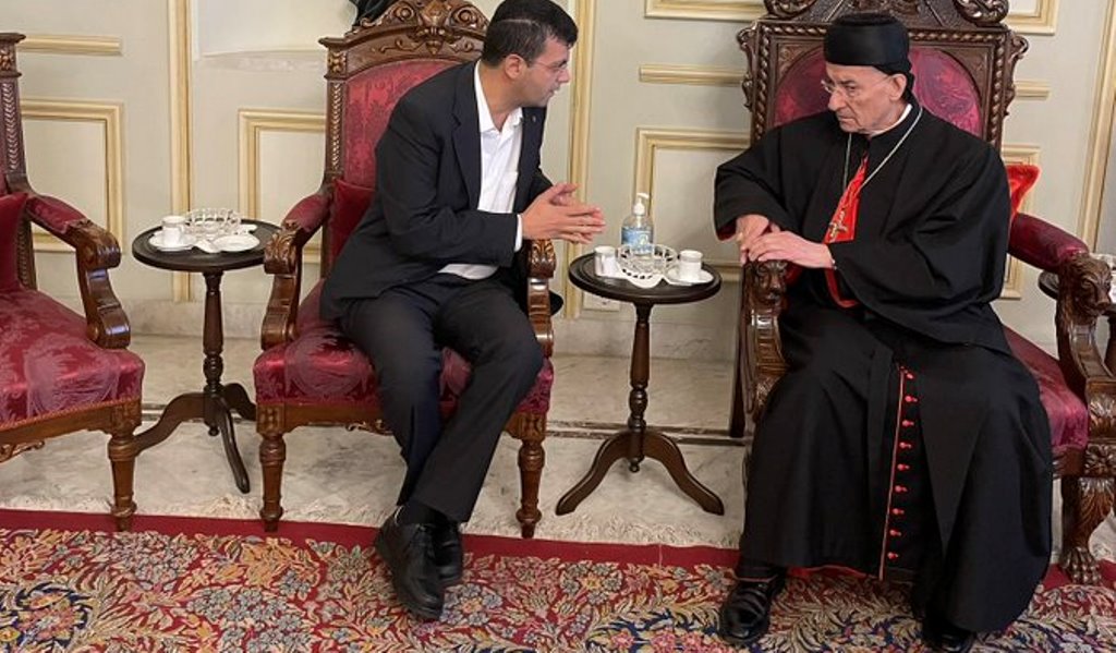 سلوم في بكركي سلّوم من بكركي : الفراغ الرئاسي يتعمّد القضاء على لبنان الكيان والشعب
