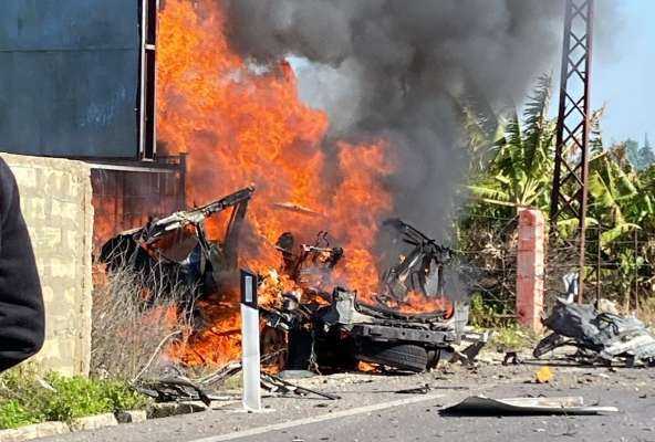 bezouriyye بالفيديو- إستشهاد عنصر من الحزب في غارة البازوريّة