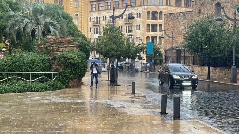pluie 2 لبنان تحت تأثير منخفض جوّي ينحسر في هذا الموعد