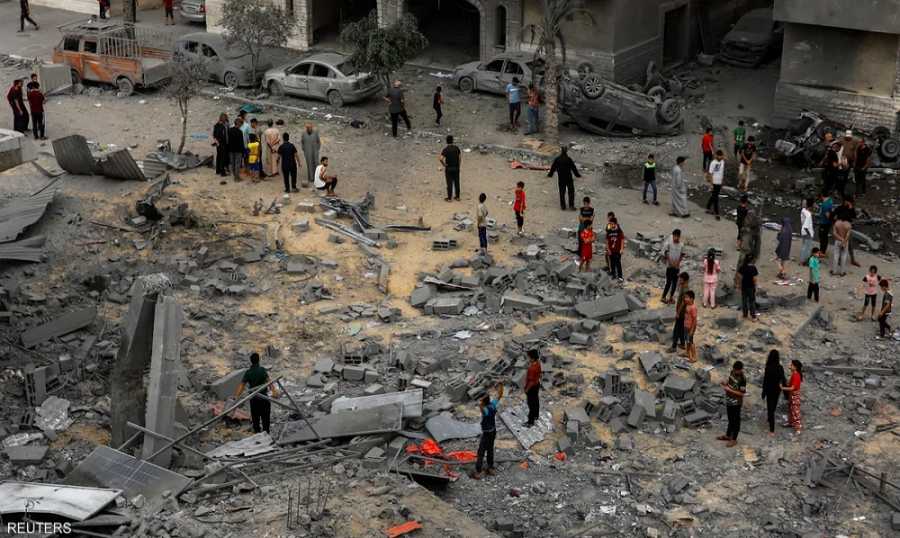 ghaza مساعدات جديدة تدخل إلى غزة