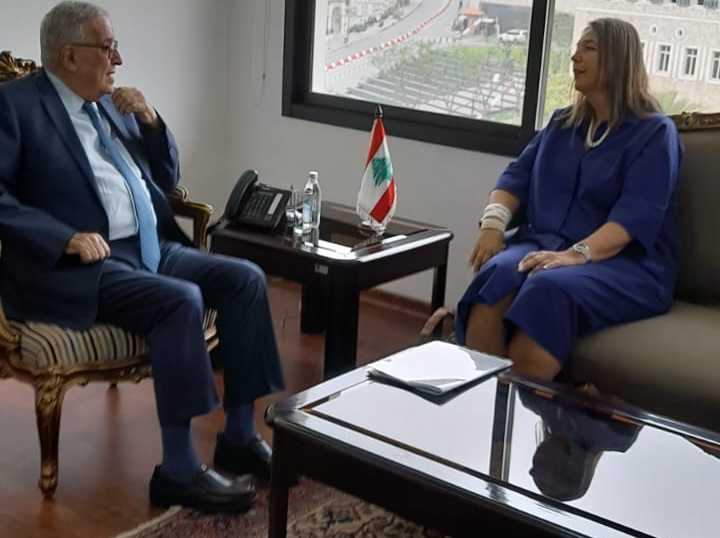 بوحبيب يبحث وماغرو التحضيرات لزيارة وزير خارجية فرنسا الى لبنان