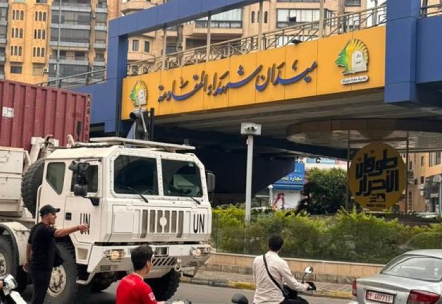 ضاحية 1 إعتراض شاحنتين لليونيفيل في الضاحية