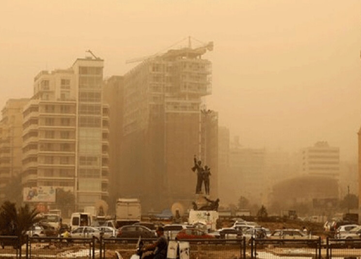 dust-lebanon بعد موجة الحرّ، أمطارٌ موحلة بدءاً من صباح الغد