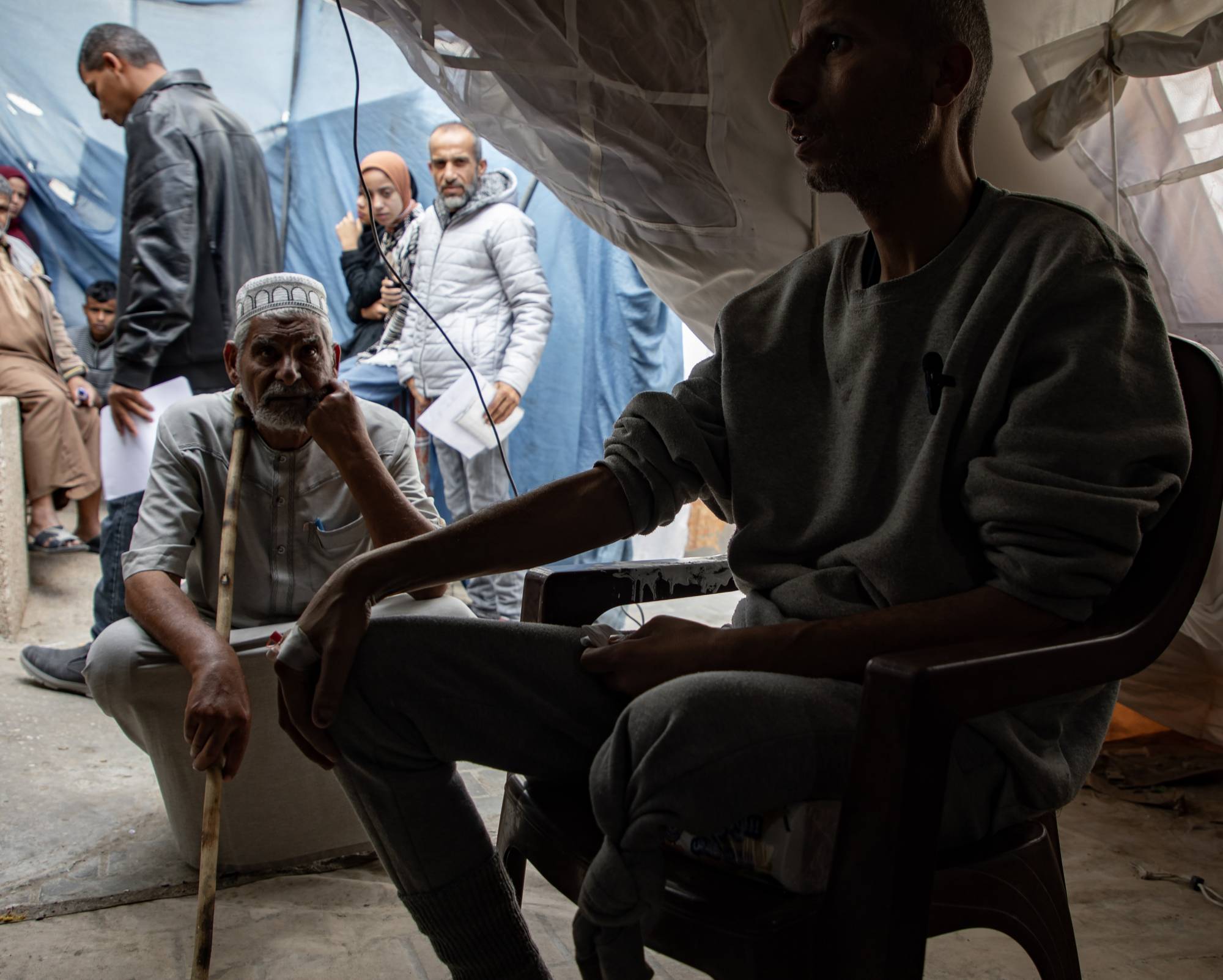 150 freed Palestinain prisoners arrested in Israeli army ground incursion arrive in Rafah