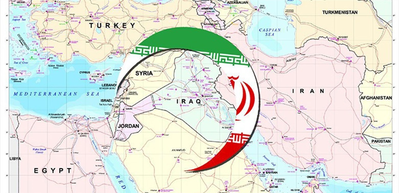 ايران الشرق الاوسط خريطة