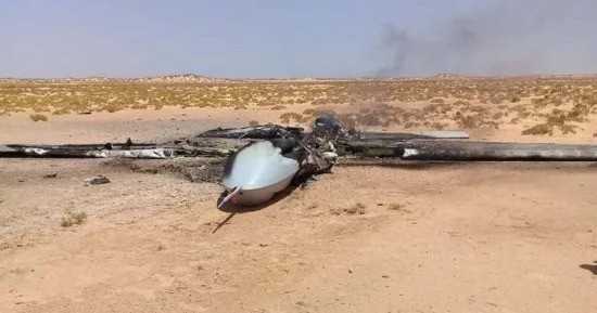 مسيّرة إسرائيلية محطمة