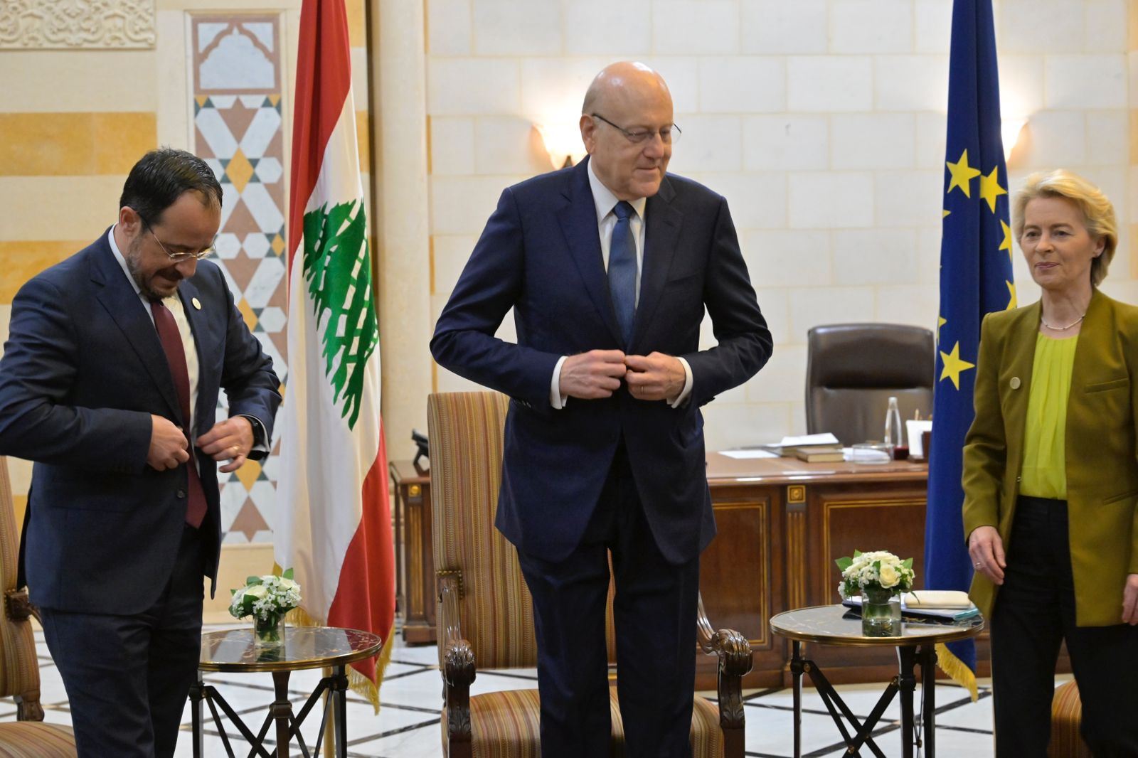ميقاتي الرئيس القبرصي المفوضية الاوروبية