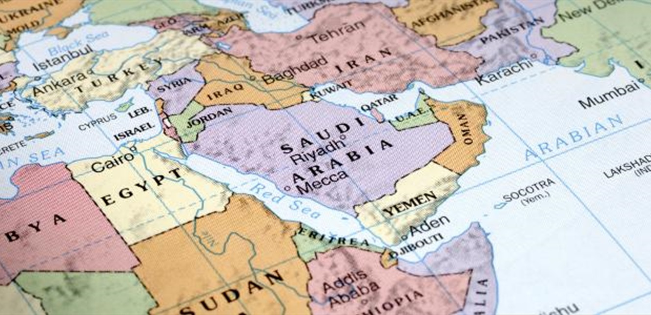 خريطة الشرق الاوسط