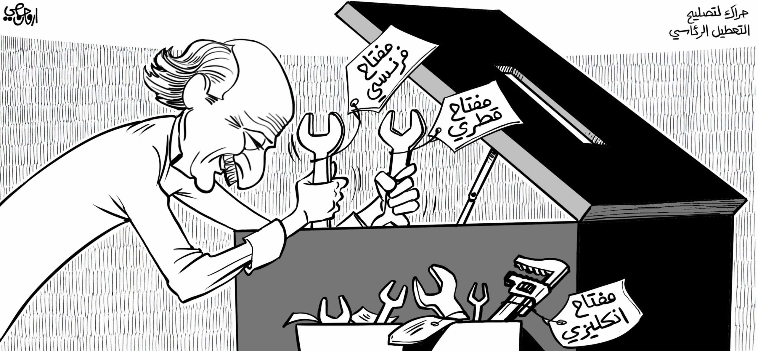كاريكاتور جنبلاط
