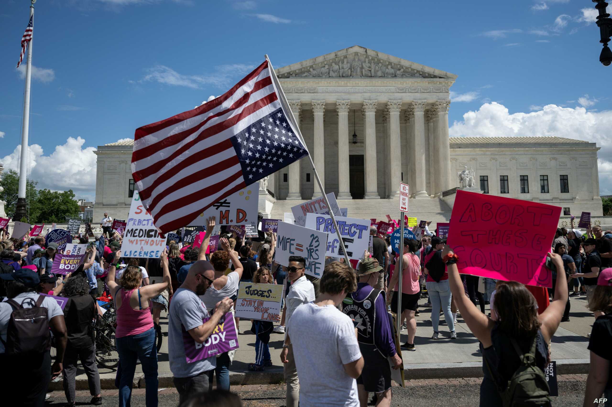 March for Reproductive Rights الإجهاض.. معركة هاريس وترامب الساخنة