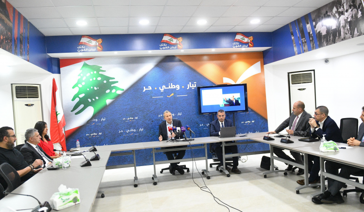 جبران باسيل باسيل: لا يمكن أن نسكت عن نهب أموال المودعين