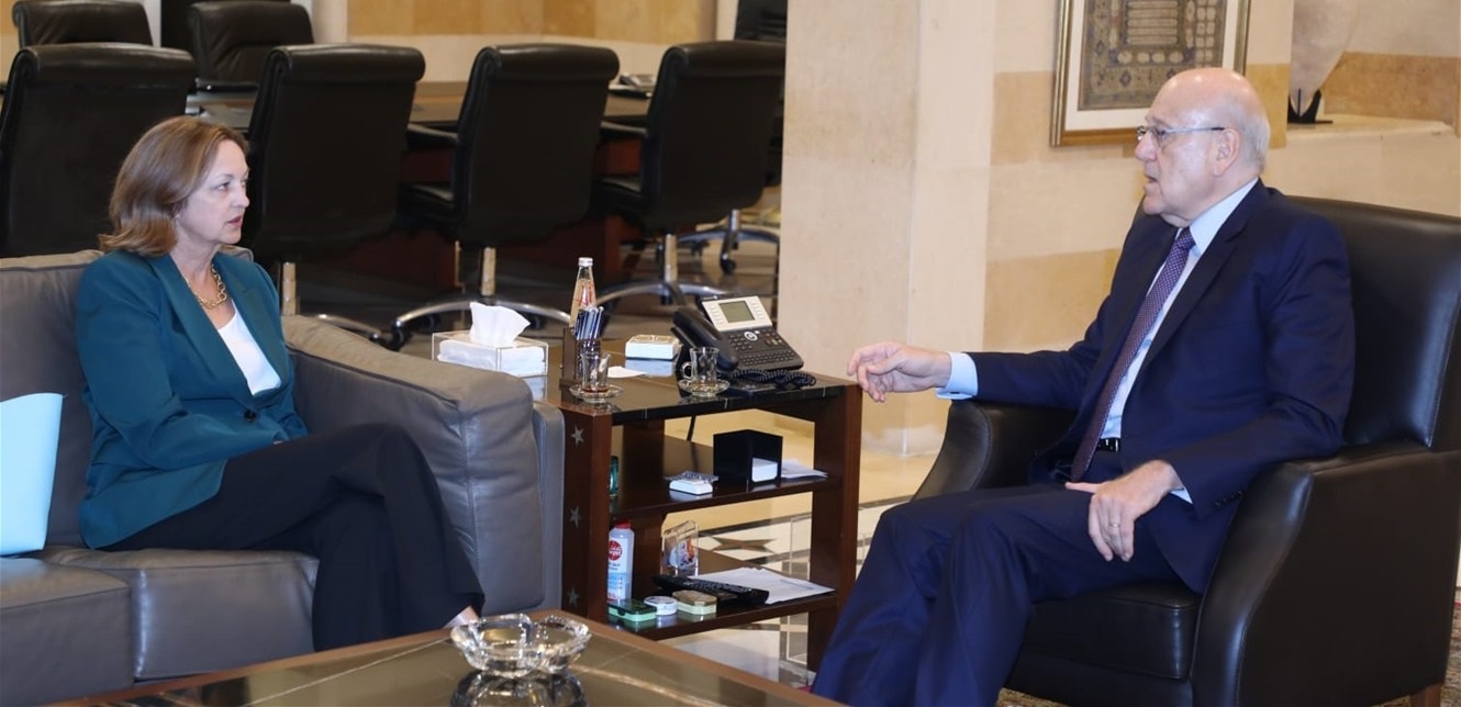 ميقاتي إجتماعات دبلوماسيّة لميقاتي مع سفيري فرنسا وأميركا ووفد من الأمم المتّحدة