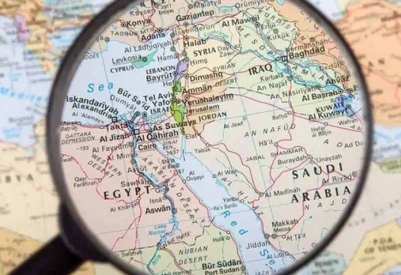 الشرق الاوسط خريطة