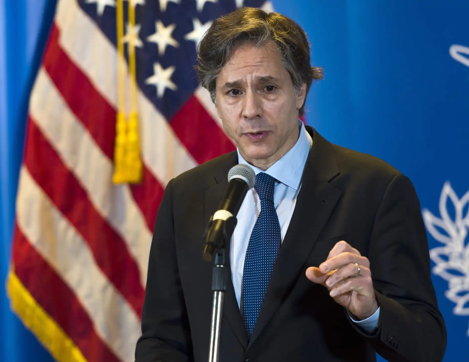 انتوني بلينكن بلينكن في بغداد: لحكومة سوريّة تضم جميع الأطراف