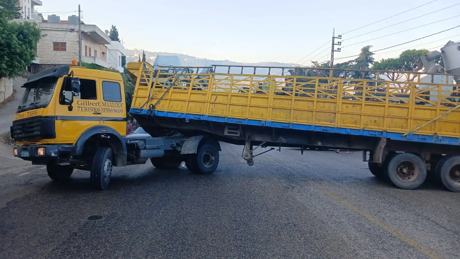 شاحنة تعطل