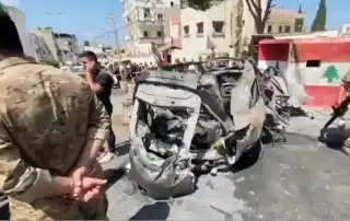 غارة جنوب صيدا المقدح