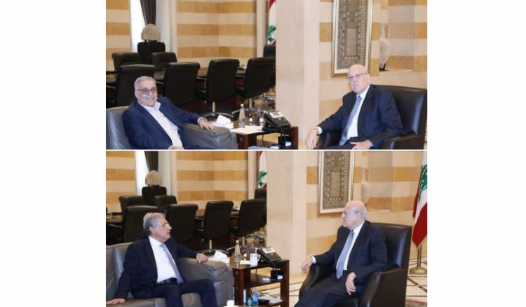 ميقاتي ميقاتي أدلى بإفادته للقاضي الحجّار وتابع ملف الجمارك والتجديد لليونيفل