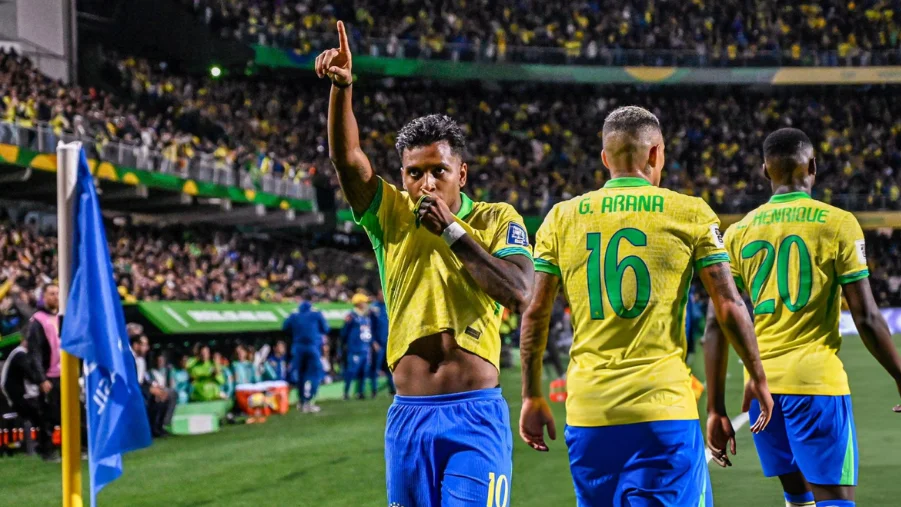 Bra-vs-Ecu فوز صعب للبرازيل أمام الإكوادور بهدف وحيد من رودريغو