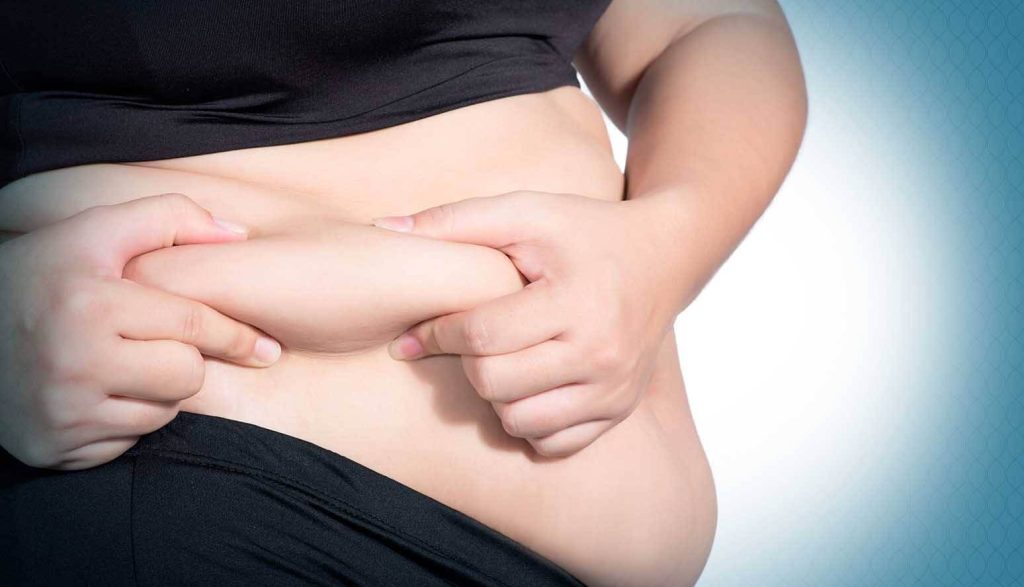 الدهون-في-البطن-1024×587 أسباب اكتساب النساء وزنا زائدا حول البطن.. وطرق التخلص منه