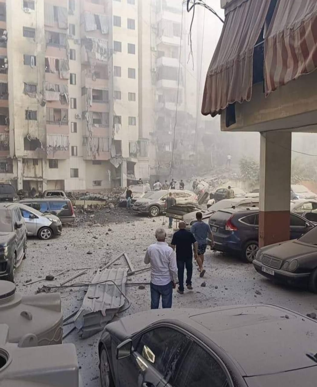 الضاحية 5 ثلاثة شهداء و15 جريحًا في الغارة على الضاحية