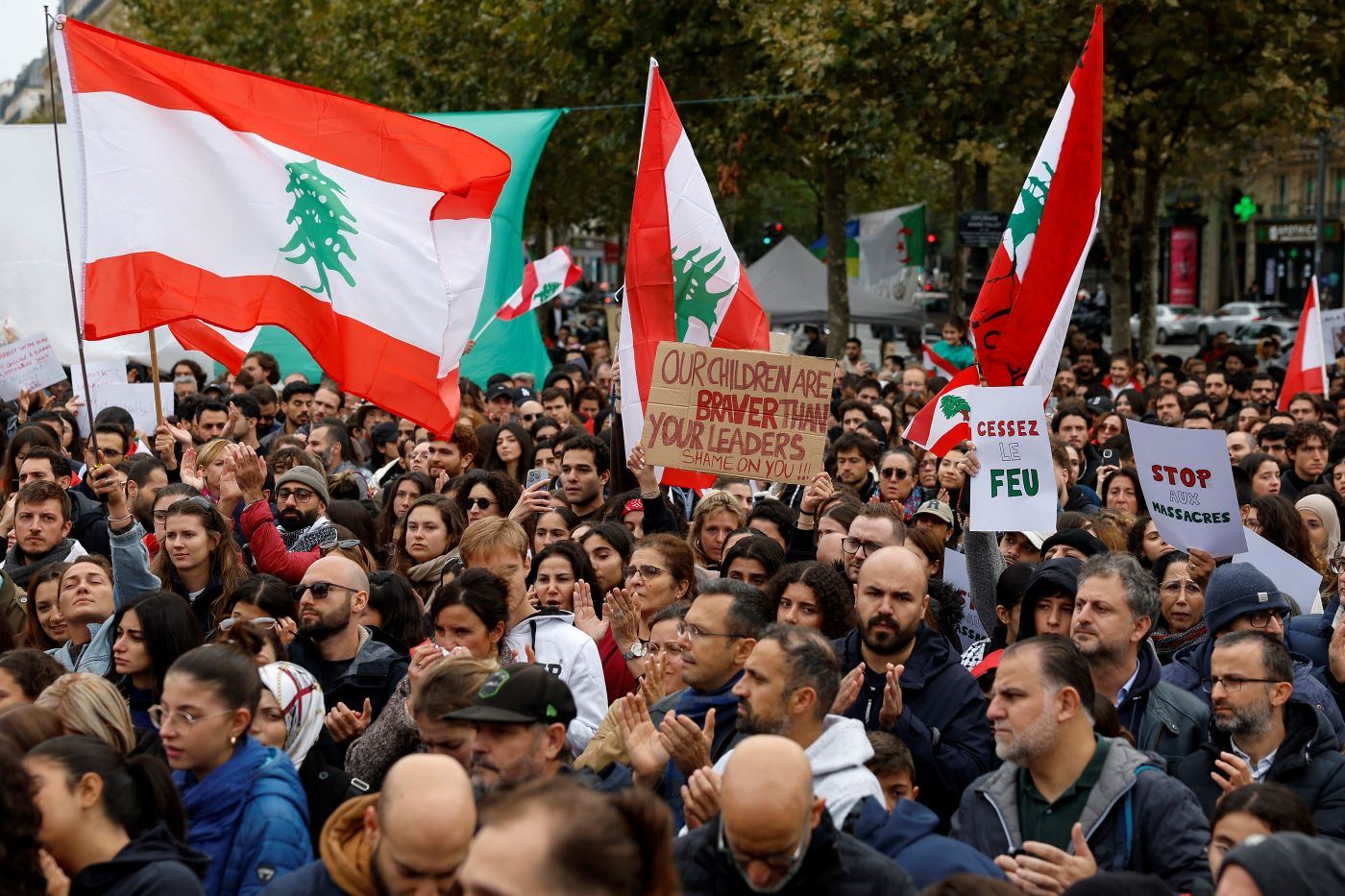 تظاهرة باريس جنون المجازر الإسرائيلية يمهّد للغزو البرّي؟