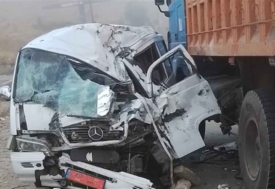 حادث بالصورة- جريح في حادث سير مروّع على طريق ضهر البيدر
