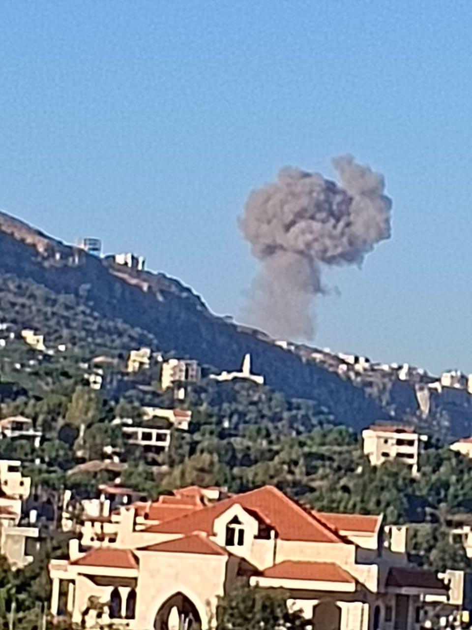 غارة بحمدون1 سقوط 3 شهداء في تولين، و 4 جرحى في الحلانية، وسط تحليق مكثّف فوق الضاحية وصور