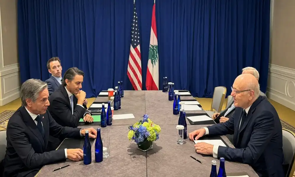 ميقاتي بلينكن هوكشتاين ميقاتي بلينكن هوكشتاين