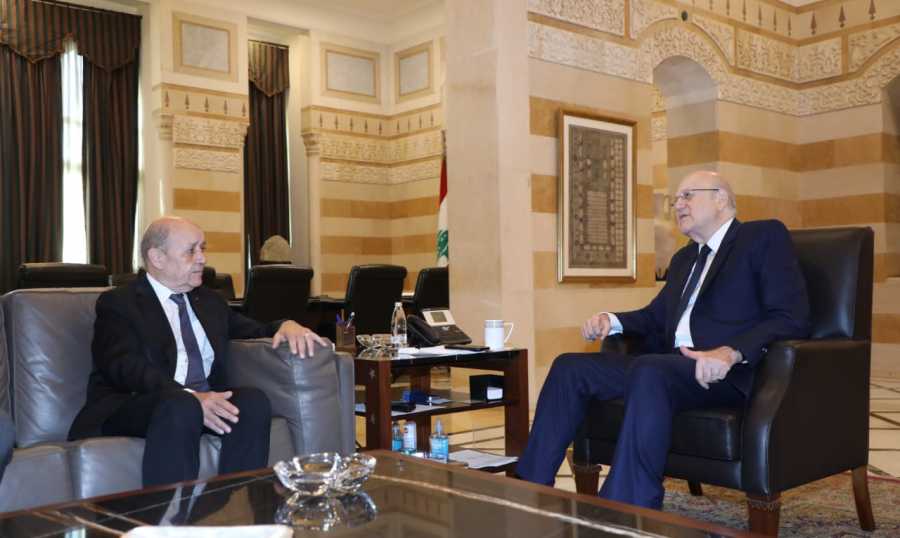 لودريان يجدّد دعم فرنسا للبنان