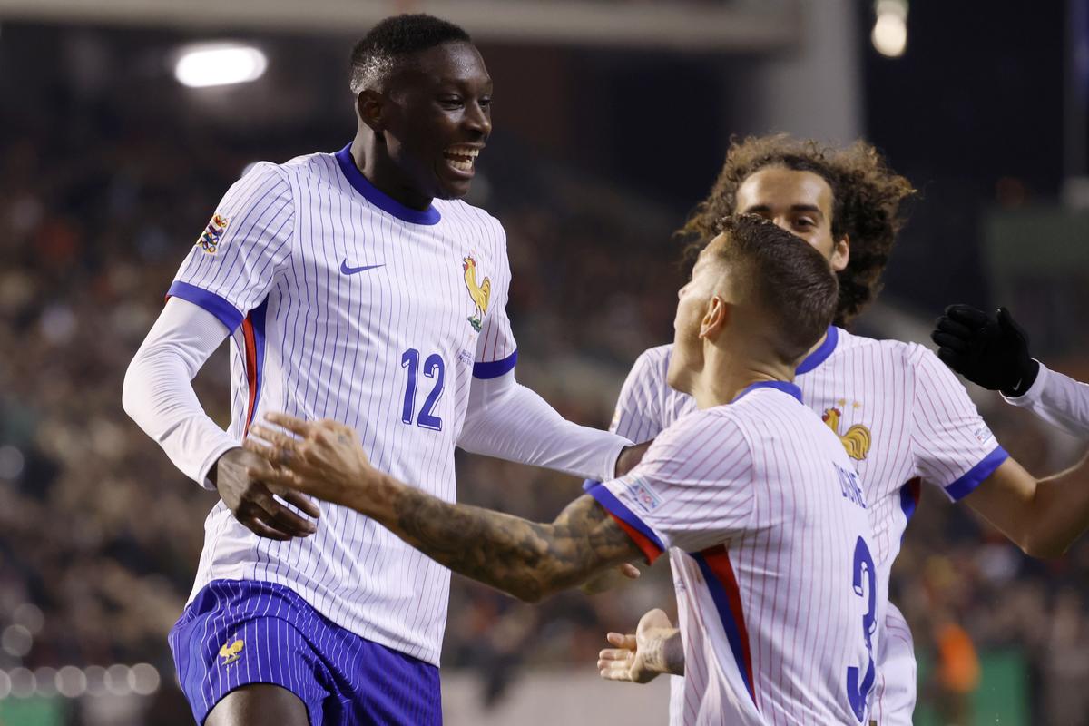 Belgium_France_Nations_League_Soccer_29765 ثنائية كولو مواني تمنح فرنسا الفوز على بلجيكا