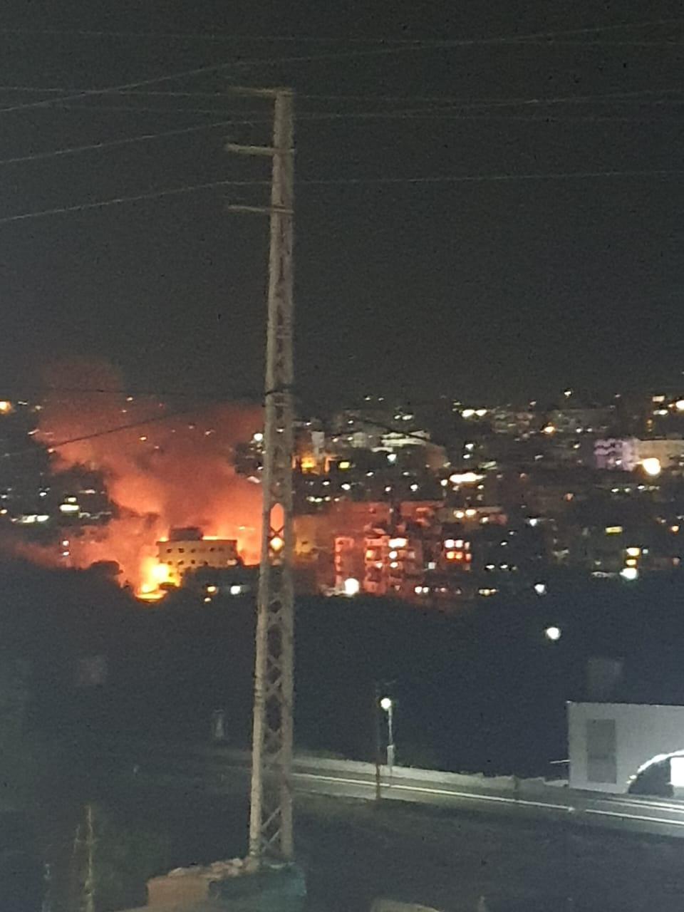 بالفيديو – غارة اسرائيلية جديدة تستهدف حارة صيدا