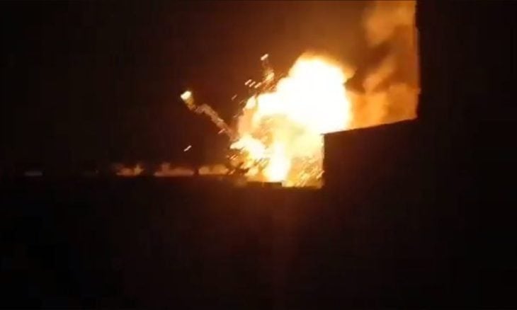 انهيار مبنيين متلاصقين في حارة حريك