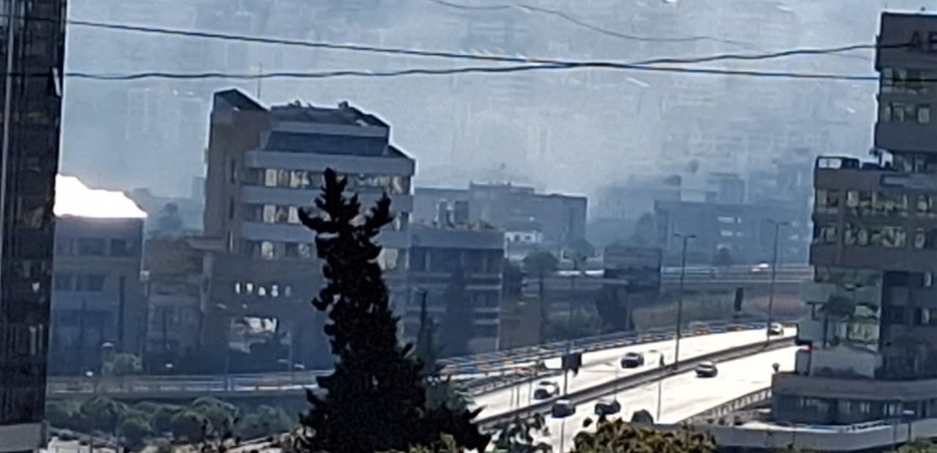 إندلاع حريق كبير في جسر الباشا