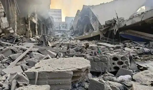 بالفيديو- شارع أبو جودة في السانت تيريز بعد القصف الاسرائيلي