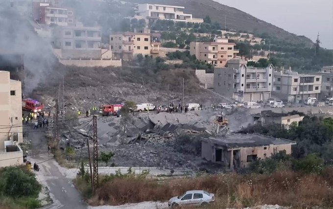 غارة فجرا قطعت الطريق بين عدشيت والقصيبة وباتجاه النبطية وغارة على بوداي