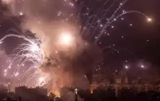 قصف ضاحية مخزن