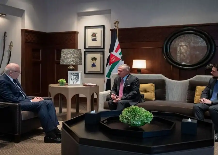 ملك الاردن ميقاتي