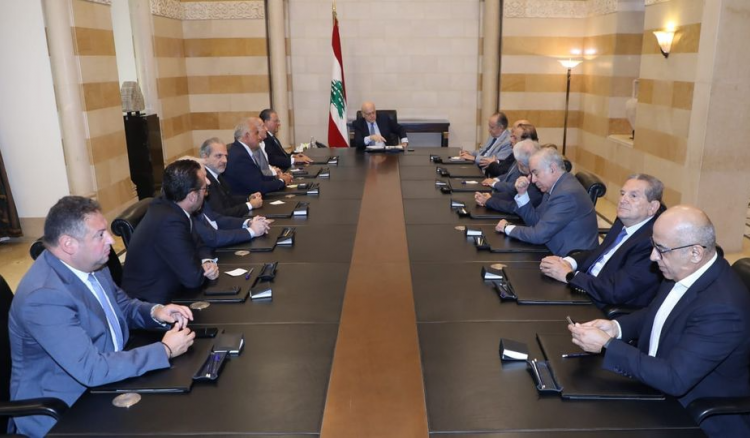 ميقاتي ميقاتي تابع التطورات مع وزراء ونقابيين: قوتنا في وحدتنا