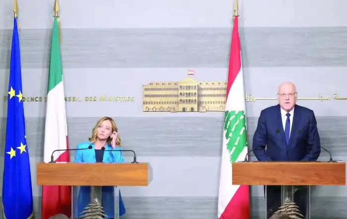 ميقاتي ميلوني